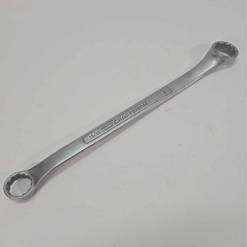 Vintage Craftsman 15/16" x 1" Offset Double Box End Wrench 12 point  =V= Series